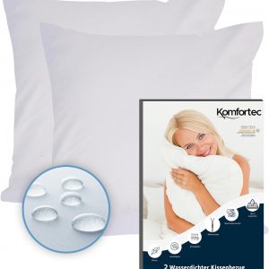 2er 4er Kissenbezug Kissenhülle Kopfkissenbezug Wasserdichter Reißverschluss